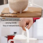 Home Kitchen Rice Washing Sieve Rice Washer Convection Plastic Rice Panner - Image 4