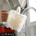 Home Kitchen Rice Washing Sieve Rice Washer Convection Plastic Rice Panner - Image 7