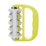 Handheld Curved Five-row Iron Column Roller Soothing Massager