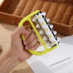 Handheld Curved Five-row Iron Column Roller Soothing Massager - Image 4