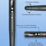 HX-08 USB Charging Portable Manicure Remover and Polisher Home Nail Art Tools - Image 7