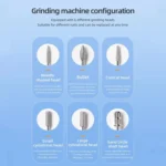 HX-08 USB Charging Portable Manicure Remover and Polisher Home Nail Art Tools - Image 9