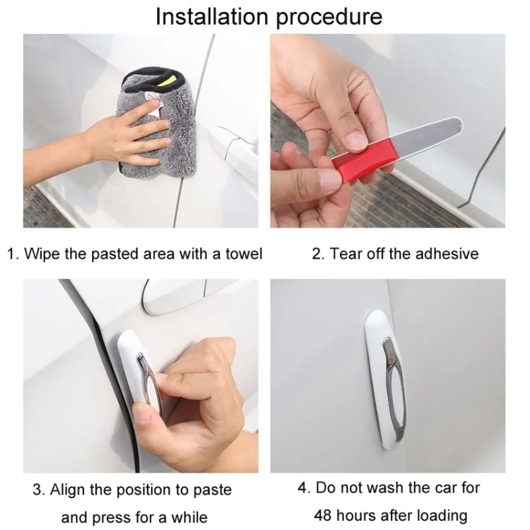 TBD06042865_B4.webp 4pcs/set Car Door Anti-collision Strips Rearview Mirror Anti-scratch Stickers - Image 5