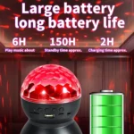 Home LED Magic Ball Lights Bounce Ambient Lamps Room Sound Lights Balls - Image 7