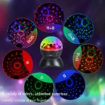 Home LED Magic Ball Lights Bounce Ambient Lamps Room Sound Lights Balls - Image 9