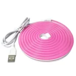 2m 5V LED Light Strip USB Flexible Neon Silicone Soft Strips Set - Image 2