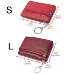 HUMERPAUL WX2010 Ladies Leather Mini Wallet Portable Coin Purse And Card Holder - Image 3