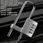 Shoe Cabinet Office File Cabinet Adjustable Lock Length Pull Hand Lock Password Cabinet Door Lock - Image 6