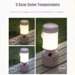 Tripolar Dimmable LED Bedside Night Light Camping Decorative Ambient Light - Image 6