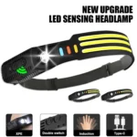 Sensor Headlight Rechargeable Outdoor Camping Fishing Lantern - Image 3