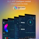 12V RGBIC Splicing Wall Light Intelligent Remote Control Indoor Decorative Ambient Lights - Image 12