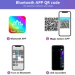 12V RGBIC Splicing Wall Light Intelligent Remote Control Indoor Decorative Ambient Lights - Image 13