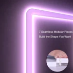 12V RGBIC Splicing Wall Light Intelligent Remote Control Indoor Decorative Ambient Lights - Image 4