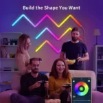 12V RGBIC Splicing Wall Light Intelligent Remote Control Indoor Decorative Ambient Lights - Image 8