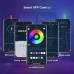 12V RGBIC Splicing Wall Light Intelligent Remote Control Indoor Decorative Ambient Lights - Image 10