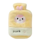 1L Hot Water Bag Dual Hands Plush Cute Hand Warmer - Image 2