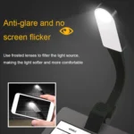 USB Charging Stepless Dimming LED Clip Light Dormitory Bedside Magnetic Reading Lamp - Image 6