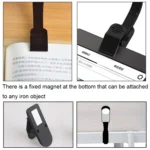 USB Charging Stepless Dimming LED Clip Light Dormitory Bedside Magnetic Reading Lamp - Image 9