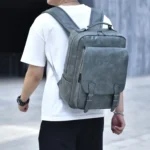 WEIXIER B677 Large Capacity Waterproof Business Backpack with USB Charging Hole - Image 8