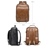 WEIXIER B677 Large Capacity Waterproof Business Backpack with USB Charging Hole - Image 3