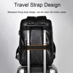 WEIXIER B677 Large Capacity Waterproof Business Backpack with USB Charging Hole - Image 6