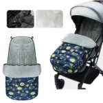 Universal Stroller Sleeping Bag Windproof Footmuff Non-Slip Warm Bunting Bag