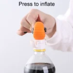 Silicone Ball Carbonated Beverage Fresh-Keeping Cover Coke Bottle Inflatable Cap - Image 5