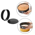 4 In 1 4 Inch /7 Inch /9 Inch /10 Inch 1 Heart and 3 Round Bakeware Cake Molds Baking Pans - Image 5