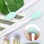 Silicone Cleaning Brush Beauty Tool Double Side Nose To Clean Blackhead Removers - Image 3