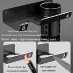 Bathroom Hair Dryer Rack Wall Mounted Soap Toiletries Shelf - Image 4