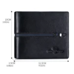 BULL CAPTAIN 0200 Large-capacity First-layer Cowhide Multi-card Slot Wallet RFID Anti-theft Card Holder - Image 3