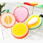 Fruit Model Thickened Sponge Dishcloth Rag Dish Towel - Image 2