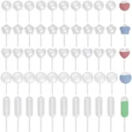 50pcs /Pack 4ml Jam Injection Baking Straw Disposable Plastic Dropper Jam Syringe - Image 2