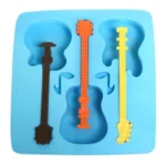 3 In 1 Guitar Shape Silicone Ice Grid Module - Image 2