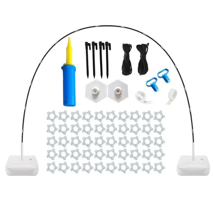 TBD06043105_1.webp 108 x 120 Inch Balloon Arch Stand Set Holiday Party Decoration Props - Image 2