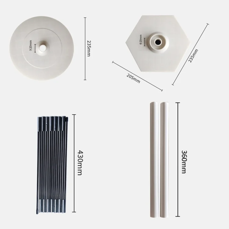 TBD06043105_7.webp 108 x 120 Inch Balloon Arch Stand Set Holiday Party Decoration Props - Image 8