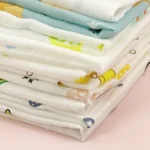 10pcs /Pack 25x25cm Double Layer High Density Print Gauze Handkerchief Toddler Drooling Towel - Image 4