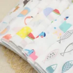 10pcs /Pack 25x25cm Double Layer High Density Print Gauze Handkerchief Toddler Drooling Towel - Image 6