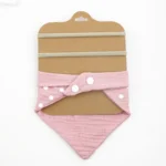 3 In 1 Baby Drooling Towel Cotton Printed Double Sided Triangle Towel Headband Set Waterproof Bibs - Image 4