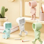 Mini Astronaut Magnetic LED Night Light Desktop Building Block Ornaments Desk Lamp - Image 2