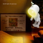 Mini Astronaut Magnetic LED Night Light Desktop Building Block Ornaments Desk Lamp - Image 10
