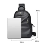 WEIXIER 2122 Casual Single-Shoulder Crossbody Chest Bag Large Capacity Waterproof Motorcycle Bag - Image 2