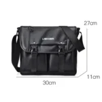 WEIXIER D269 Business Casual Mens Messenger Bag Large Capacity Workwear Functional Crossbody Packs - Image 2