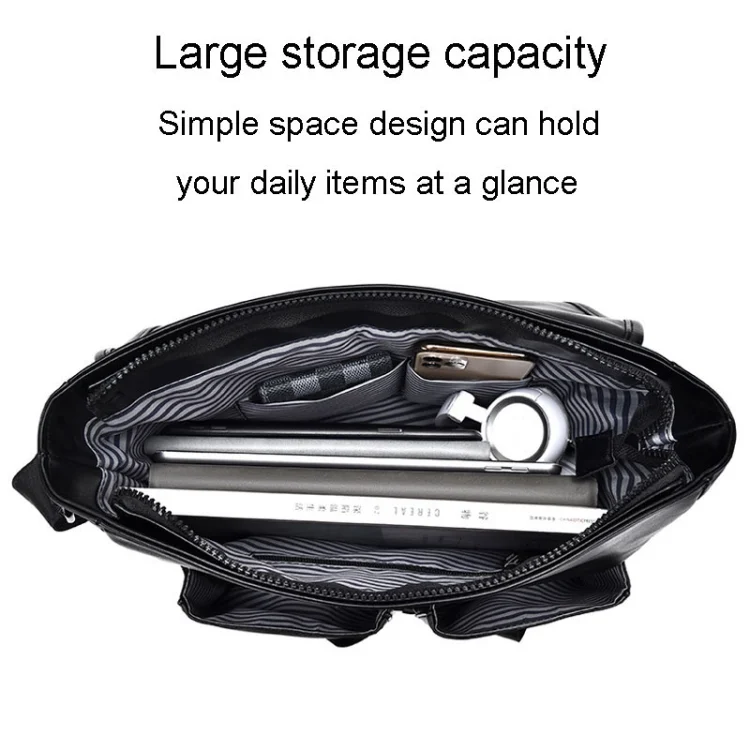 TBD06043145_B2.webp WEIXIER D269 Business Casual Mens Messenger Bag Large Capacity Workwear Functional Crossbody Packs - Image 3