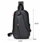 WEIXIER 6013 Casual Single-Shoulder Crossbody Packs Multifunctional Motorcycle Sports Chest Bag - Image 2