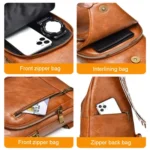 WEIXIER X326 Single Shoulder Crossbody Chest Bag Multifunctional Motorcycle Sports Backpack - Image 8