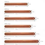 Home Wooden Rolling Pin Nonstick Red Sandalwood Rolling Stick - Image 2
