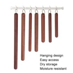 Home Wooden Rolling Pin Nonstick Red Sandalwood Rolling Stick - Image 3