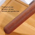 Home Wooden Rolling Pin Nonstick Red Sandalwood Rolling Stick - Image 8