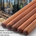 Home Wooden Rolling Pin Nonstick Red Sandalwood Rolling Stick - Image 9